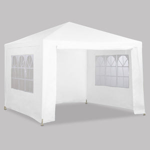 Wallaroo Gazebo 3x3m Outdoor-White

Expertly designed for outdoor events and parties, this gazebo can be fully open or easily enclosed with attachable walls for added warmth and protection against wind. The panels are interchangeable, allowing for various configurations to suit your needs depending on weather conditions. Perfectly adaptable for a successful outdoor event every time.