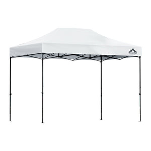 Gazebo Pop Up 3x4.5m w/Base Pod x4 Marquee Folding Outdoor Wedding Camping Tent Shade Canopy White


Constructed with durable PU-coated Oxford fabric and treated with UV and water repellent solutions, the INSTAHUT 3X4.5 Pop Up Gazebo provides ample coverage of 450 x 300cm. This versatile and strong structure is perfect for outdoor events, offering shade and shelter from unforeseen weather.