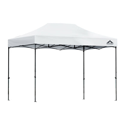Gazebo Pop Up 3x4.5m w/Base Pod x4 Marquee Folding Outdoor Wedding Camping Tent Shade Canopy White


Constructed with durable PU-coated Oxford fabric and treated with UV and water repellent solutions, the INSTAHUT 3X4.5 Pop Up Gazebo provides ample coverage of 450 x 300cm. This versatile and strong structure is perfect for outdoor events, offering shade and shelter from unforeseen weather.