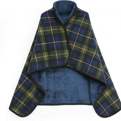 Green-blue Rasa 100x140cm Wearable Fleece Blanket - Soft, Warm &amp; Anti-Pilling, Stylish Plaid Design

Stay cozy and stylish with our Green-blue Rasa 100x140cm Wearable Fleece Blanket! Made with ultra-soft and anti-pilling material, this blanket will keep you warm and comfortable. The stylish plaid design adds a touch of elegance to your loungewear. Experience the perfect blend of comfort and fashion