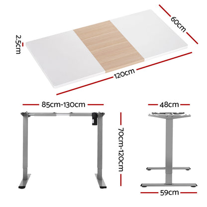 Artiss Standing Desk Electric Sit Stand Desks 120CM