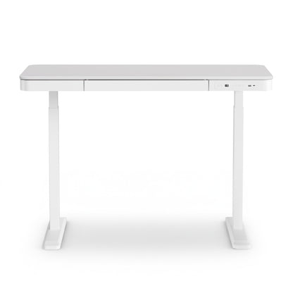 Artiss Standing Desk Motorised Electric Desks Drawer 120CM White