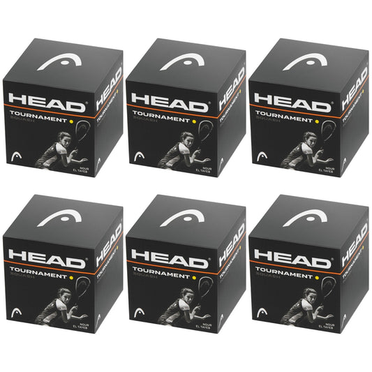 HEAD Tournament Squash Ball Advanced Training Competition Bulk - 6 Balls

As a leader in the squash industry, HEAD provides the perfect product for advanced training and competition with our HEAD Tournament Squash Ball. With a bulk package of 6 balls, you'll have plenty of durable, high-performance options for your competitive play