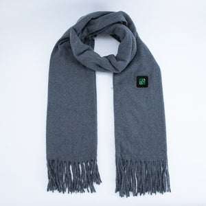 Heated Electric Scarf Grey