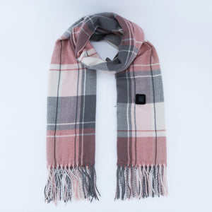 Heated Electric Scarf Grey And Pink Plaid &nbsp;Electric Warming Scarf, Winter Outdoor Essential (Without power bank)

Get ready for cozy comfort and soothing warmth with our Innovative Heated Scarf. This must-have accessory delivers quick and consistent heat, making it ideal for all your outdoor adventures, daily commutes, or just lounging at home. With 3 temperature options, a washable design, and USB power, it's the perfect addition to your winter wardrobe!