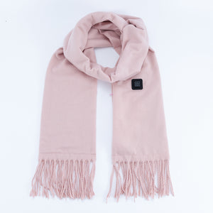 Heated Electric Scarf, Light Pink Electric Warming Scarf, Winter Outdoor Essential (Without power bank)

Indulge in comforting warmth and unparalleled comfort with our innovative Heated Electric Scarf. Engineered to deliver fast and consistent heat, this scarf is ideal for keeping cozy during outdoor adventures, commutes, or leisure time at home. Featuring 3 adjustable temperature options, a machine-washable design, and USB power, it's the must-have winter essential