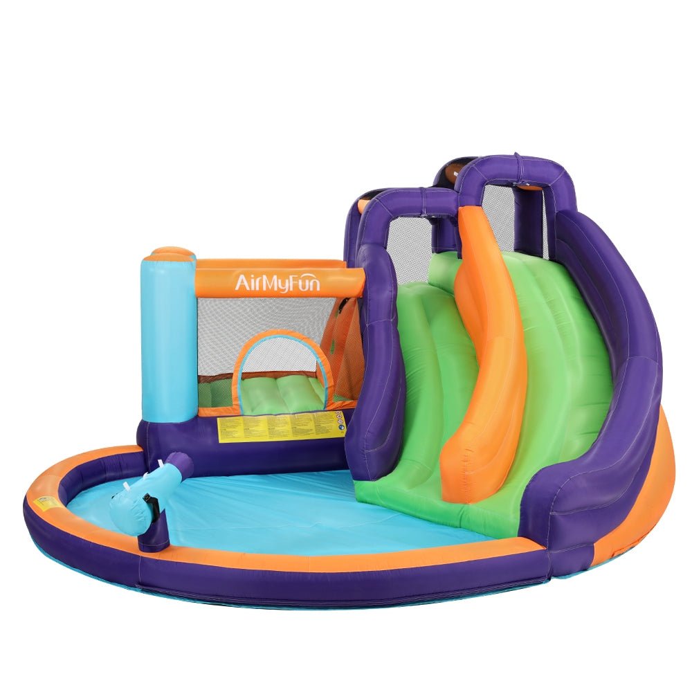 AirMyFun Inflatable Water Slide Kids Jumping Trampoline Castle Double Slide - Factory Direct Shop