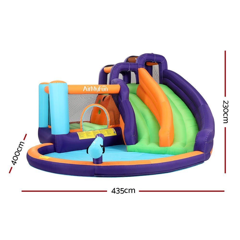 AirMyFun Inflatable Water Slide Kids Jumping Trampoline Castle Double Slide - Factory Direct Shop