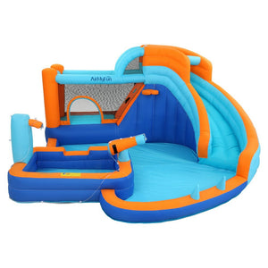 AirMyFun Kids Inflatable Pool Water Slide Park Jumping Castle Bounce 382X381CM - Factory Direct Shop