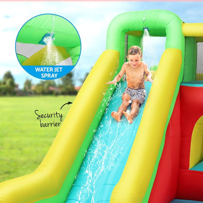 Doctor Dolphin Kids Inflatable Pool Water Slide Park Jumping Castle 575X445CM - Factory Direct Shop