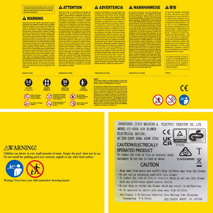 Kids Inflatable Water Slide Splash Pool Park Jumping Castle Bounce 615X322CM - Factory Direct Shop