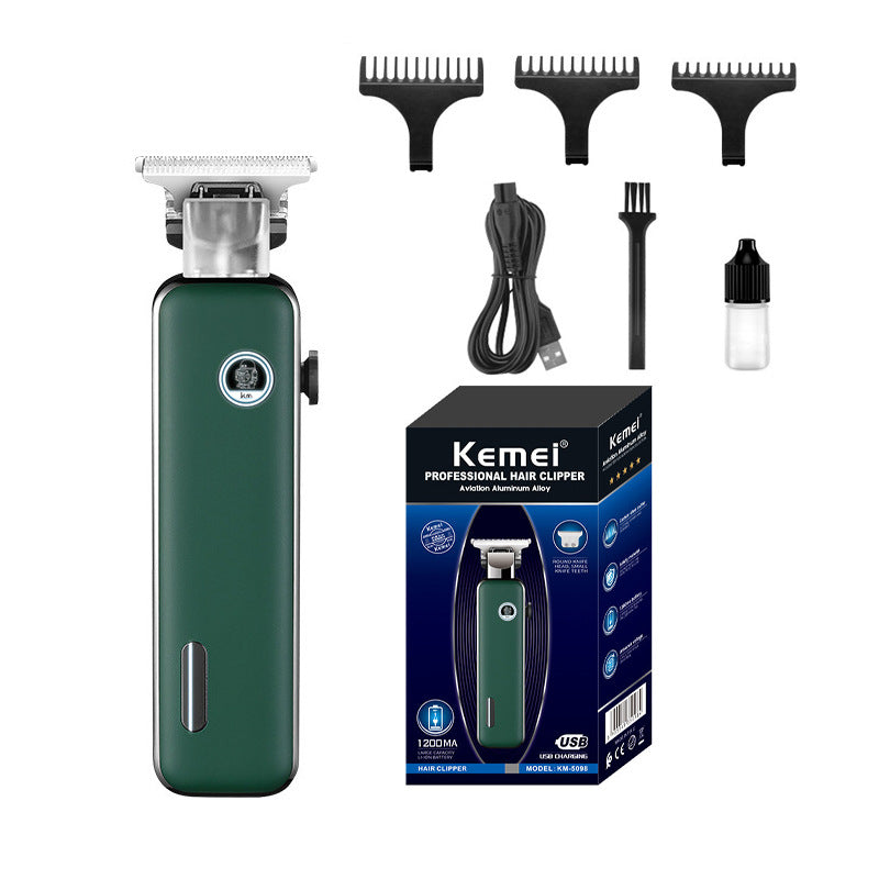 KM-5098 Portable Hair Clipper - Small Electric Trimmer for Carving, Hair Cutting &amp; Styling

Compact yet powerful, the KM-5098 is a professional-grade hair clipper designed for detailed cutting, carving, and styling. With its ergonomic and portable design, this small trimmer offers precision and ease, making it perfect for both personal and professional use.