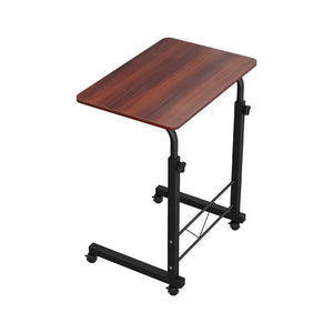 Mobile Twin Laptop Desk - Dark Wood