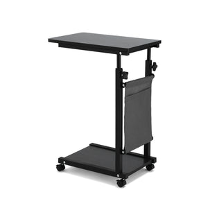 Artiss Laptop Desk Height Adjustable Mobile Workstation Computer Desks 48CM Black
