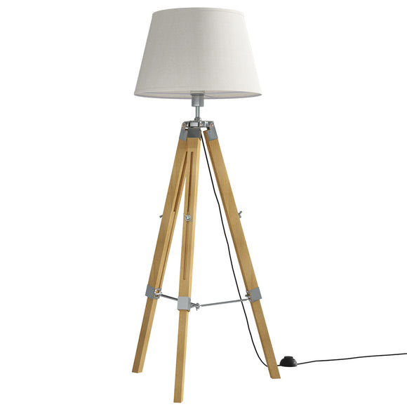 Artiss Tripod Floor Lamp Adjustable Height LED Light Stand Home Room Reading