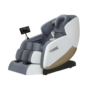 Livemor Zero Gravity Electric Massage Chair-Beryl

Using the latest smart massage technology, the Livemor Beryl Electric Massage Chair is designed to deliver an out-of-this-world massage experience. A deeply relaxing experience that rivals the professionals, all from the comfort of home. The zero-gravity automatic recline is designed to relieve spine pressure and give you a sense of relaxing weightlessness. Nine unique massage spots target key areas of the neck, back and legs for a consistent massage using 
