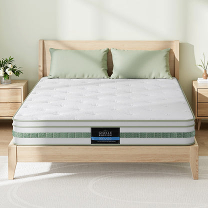 20cm Giselle Mattress Queen Green Tea Mattresses