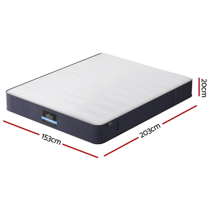 20cm Giselle Mattress Queen Bed Pocket Spring Mattresses