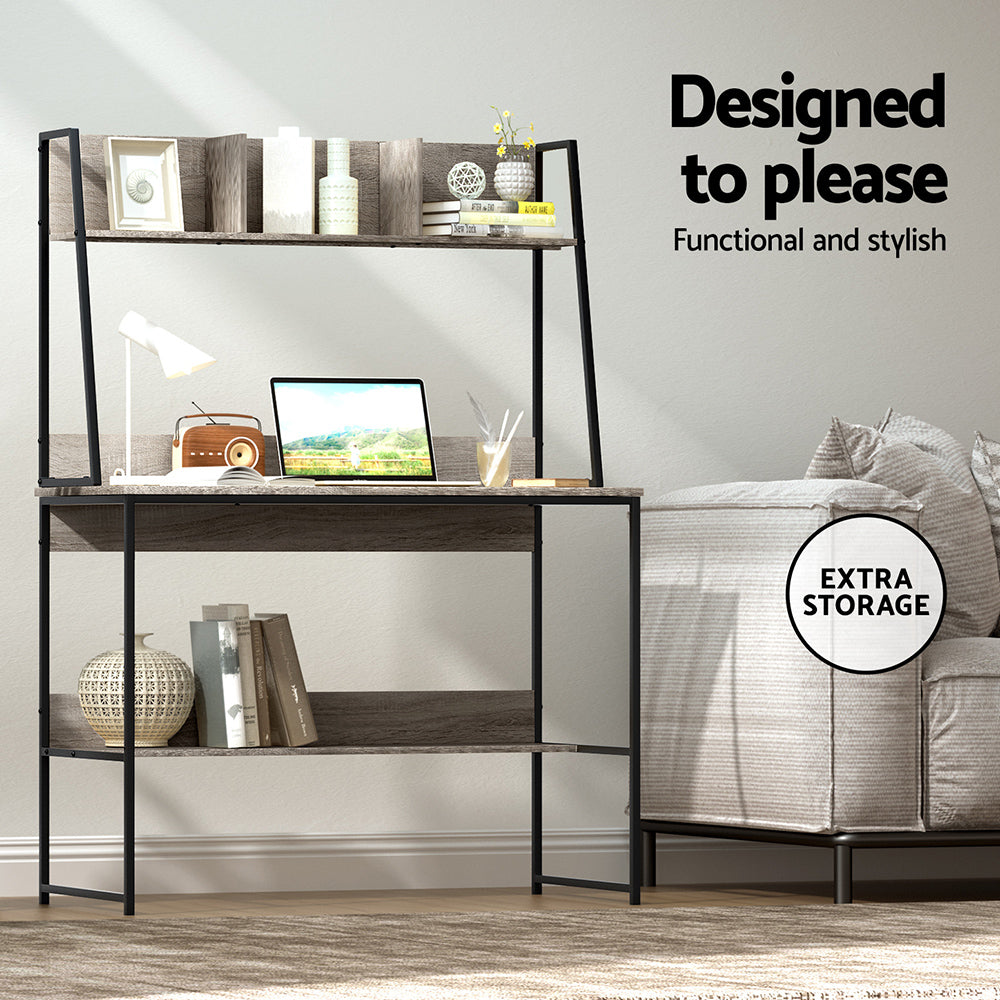 Artiss Computer Desk Office Desks Study Table Workstation Bookshelf Storage