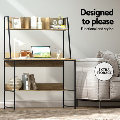 Artiss Computer Desk Office Desks Study Table Workstation Bookshelf Storage