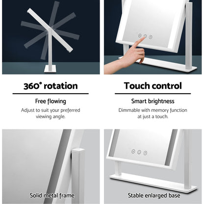 Embellir Hollywood Makeup Mirror with Dimmable Bulb Lighted Dressing Mirror 30cm x 40 cm