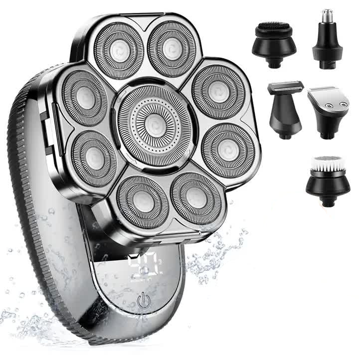 New Digital Display 9-Blade Electric Shaver – 6-in-1 Rechargeable Head Shaver &amp; Grooming Kit

Enhance Your Personal Care Routine with the Latest 6-in-1 Electric Shaver Kit! This 9-Blade Digital Display Electric Shaver is a must-have for men seeking precision, convenience, and versatility in their grooming. With a powerful 9-blade system and a clear digital display, this shaver is ideal for shaving, haircuts, and more. From achieving a clean shave to a quick trim or full head shave, this all-in-one groom