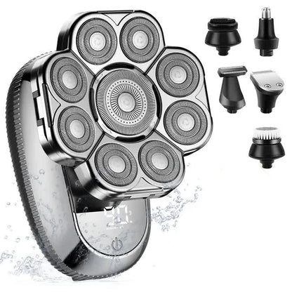 New Digital Display 9-Blade Electric Shaver – 6-in-1 Rechargeable Head Shaver &amp; Grooming Kit

Enhance Your Personal Care Routine with the Latest 6-in-1 Electric Shaver Kit! This 9-Blade Digital Display Electric Shaver is a must-have for men seeking precision, convenience, and versatility in their grooming. With a powerful 9-blade system and a clear digital display, this shaver is ideal for shaving, haircuts, and more. From achieving a clean shave to a quick trim or full head shave, this all-in-one groom