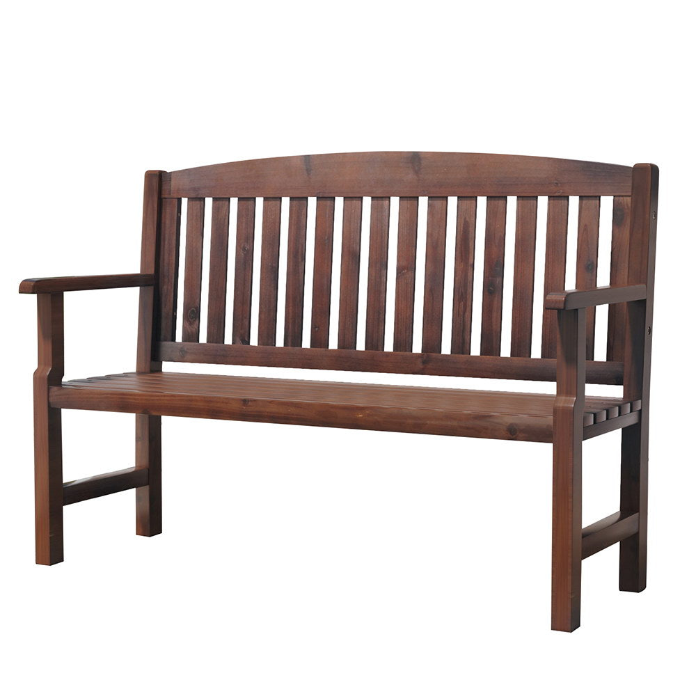 Gardeon Outdoor Garden Bench Seat Wooden Chair Patio Furniture Timber Lounge
