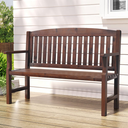 Gardeon Outdoor Garden Bench Seat Wooden Chair Patio Furniture Timber Lounge