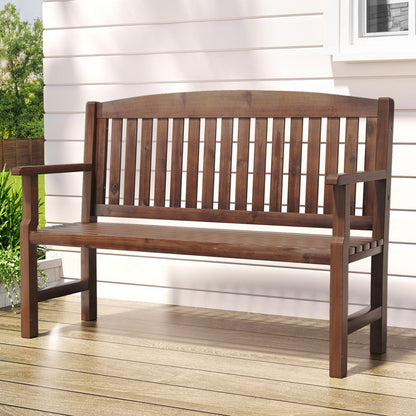 Gardeon Outdoor Garden Bench Seat Wooden Chair Patio Furniture Timber Lounge