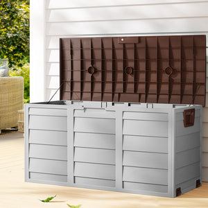 290L Outdoor Storage Box - Brown