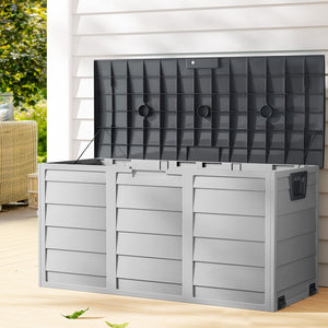 290L Outdoor Storage Box - Grey