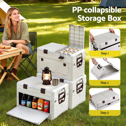 Gardeon 40L Outdoor Storage Box Foldable Camping Collapsible Bins Organizer - Factory Direct Shop