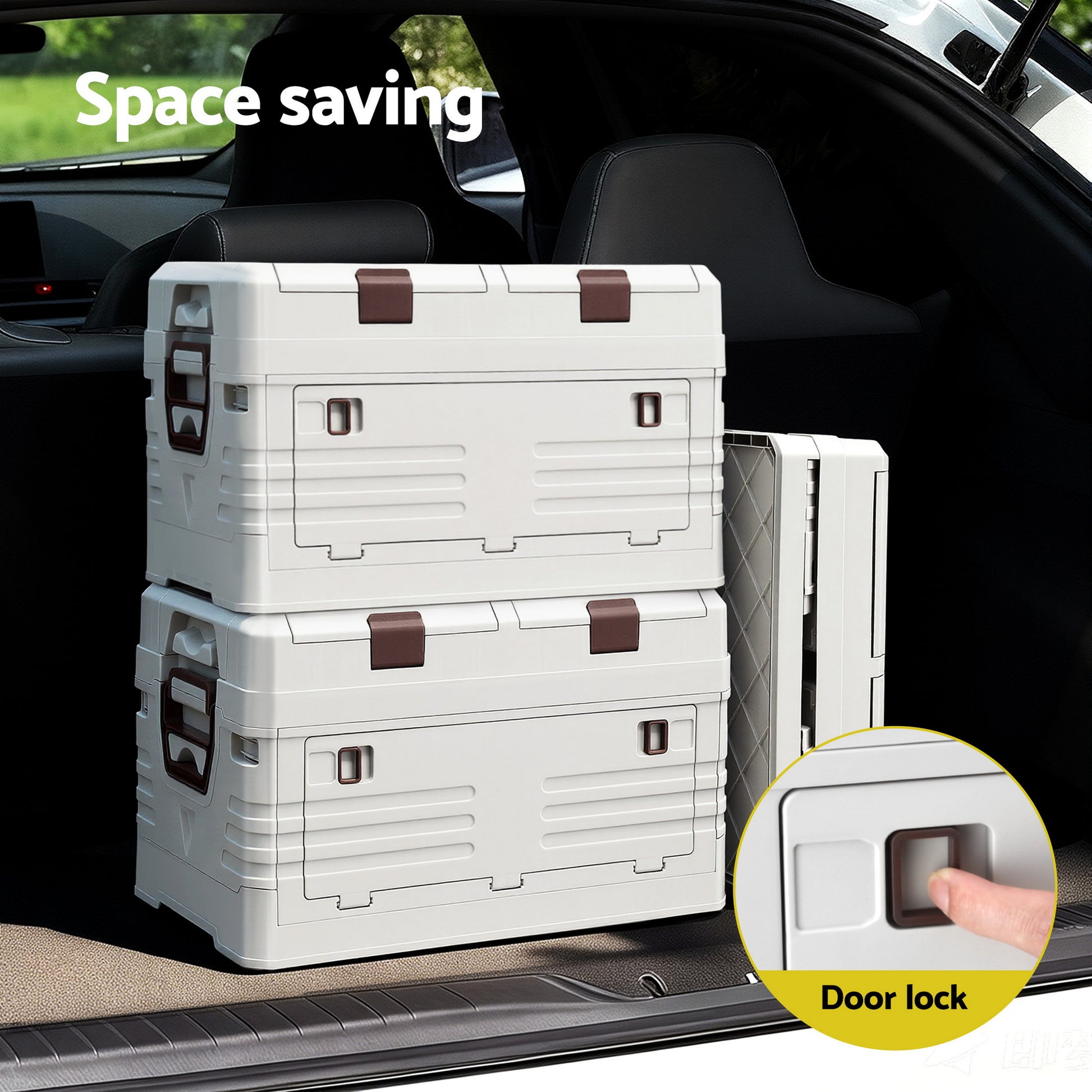 Gardeon 40L Outdoor Storage Box Foldable Camping Collapsible Bins Organizer - Factory Direct Shop