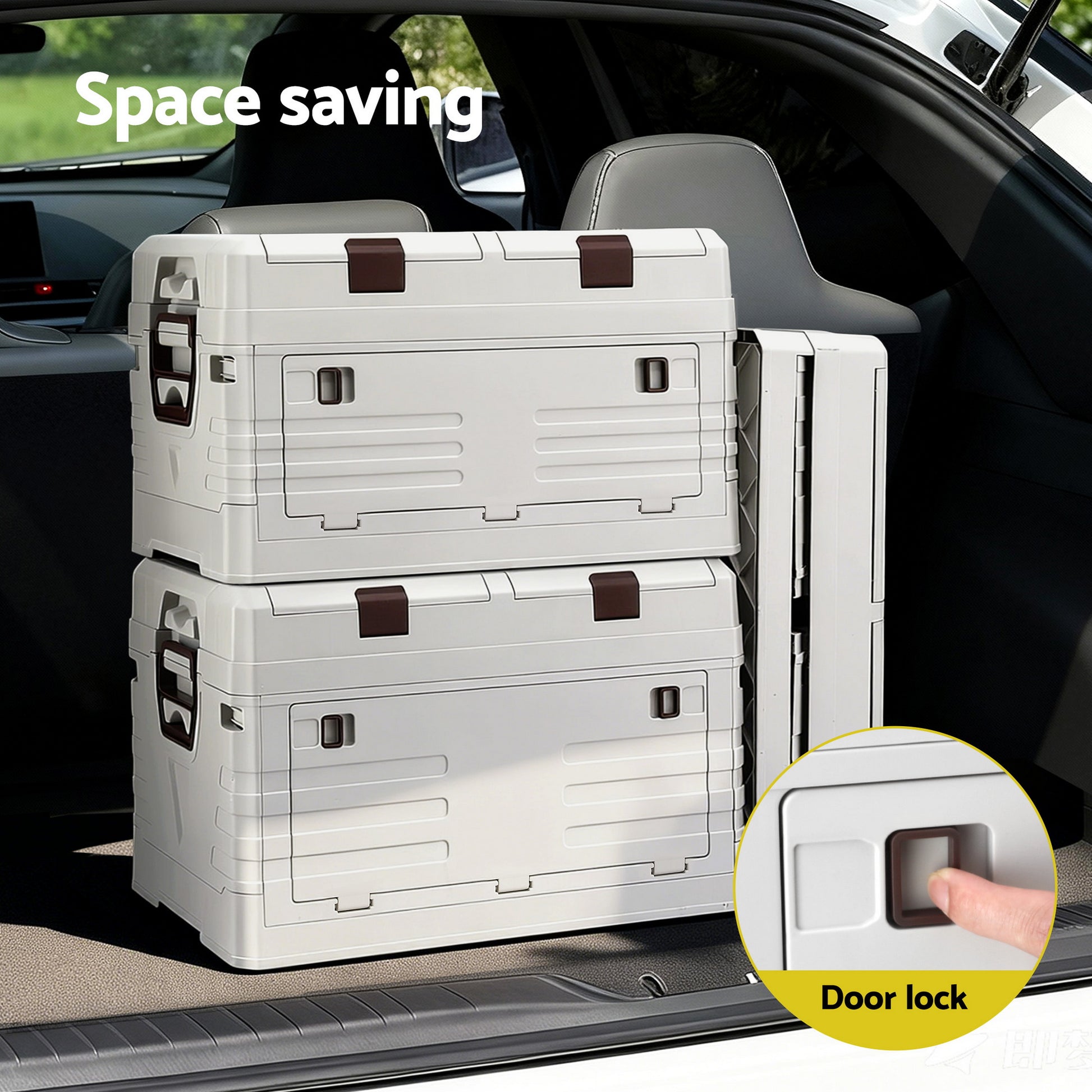 Gardeon 60L Outdoor Storage Box Foldable Camping Collapsible Bins Organizer - Factory Direct Shop