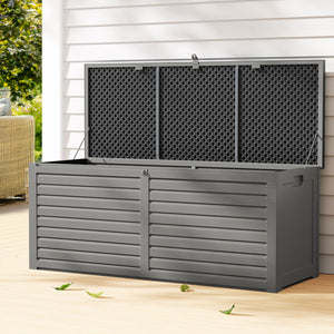 Outdoor Storage Box Bench Seat 390L