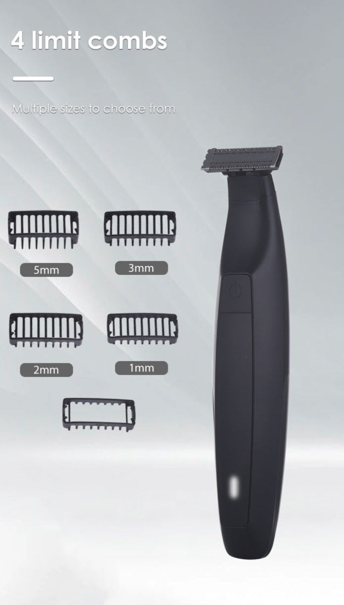 Experience Safe and Effortless Grooming with Our One Blade Electric Shaver for Men!

Achieve a perfectly groomed look with our One Blade Electric Shaver for Men. Designed with comfort and safety in mind, this versatile trimmer allows you to easily groom body hair on your groin, legs, chest, and underarms with precision and confidence.