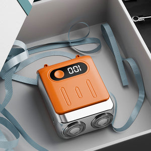 Orange Electric Shaver - Compact and Portable

This electric shaver offers a smooth and comfortable shaving experience with its compact and portable design. Featuring a USB rechargeable function, it ensures convenience for travel or daily use. The digital display allows you to monitor battery status, while the ergonomic design ensures easy handling and precise control.