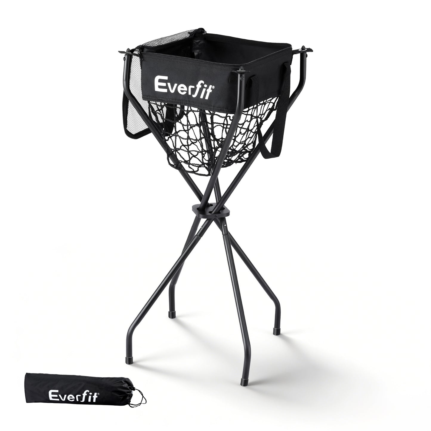 Everfit Portable Ball Cart Foldable Pickleball Tennis Baseball Softball - Factory Direct Shop
