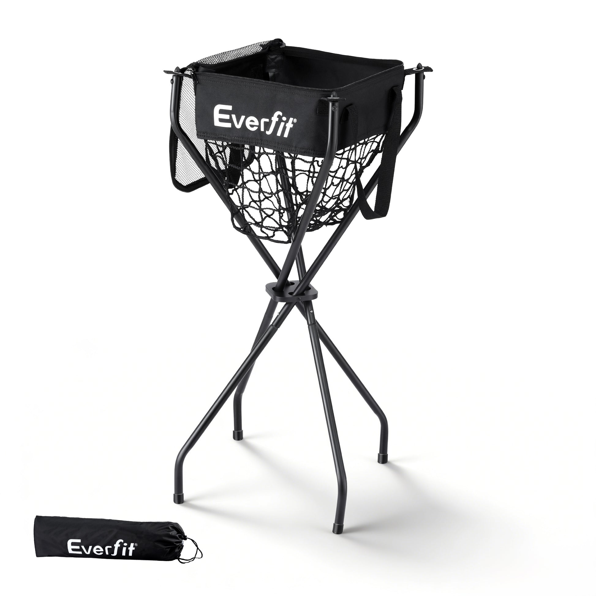 Everfit Portable Ball Cart Foldable Pickleball Tennis Baseball Softball - Factory Direct Shop