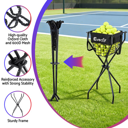 Everfit Portable Ball Cart Foldable Pickleball Tennis Baseball Softball - Factory Direct Shop