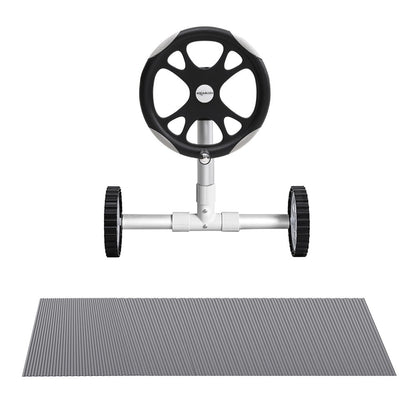 Aqua Buddy Pool Cover 600 Micron Solar Heat Blanket LDPE 10.5x4.2m w/ 5.55m Roller