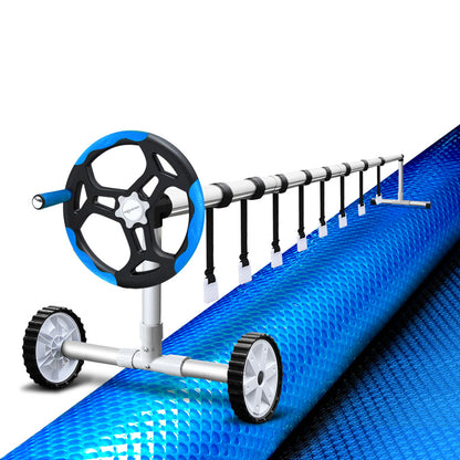 Aqua buddy Swimming Solar Pool Cover Pools Roller Wheel Blanket Covers 11X4.8M