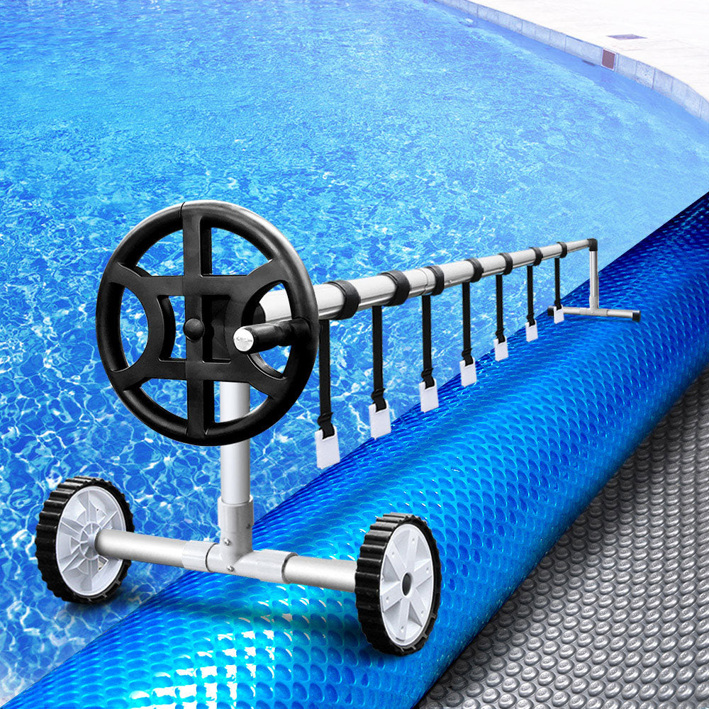 Aqua buddy 6.5x3m Pool Cover Rolloer Swimming Solar Blanket Covers Bubble Heater