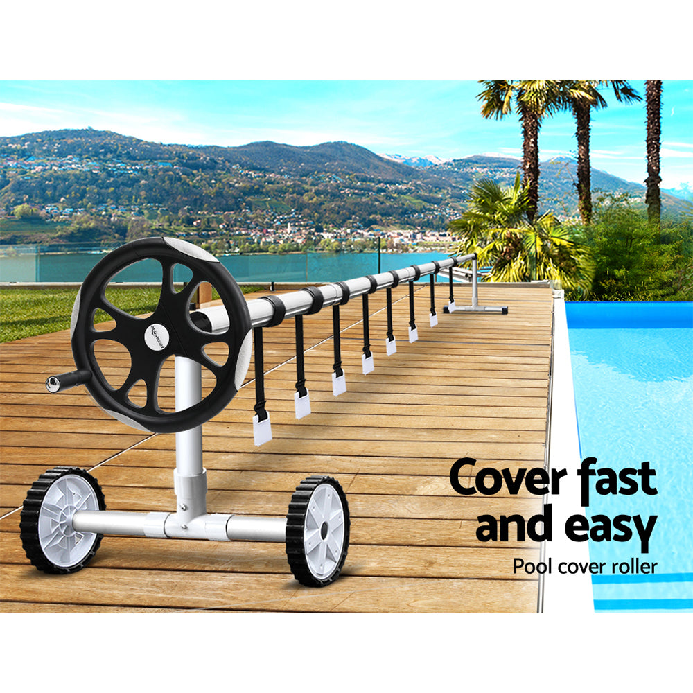 Aqua buddy Swimming Pool Cover Roller Reel Adjustable Solar Thermal Blanket