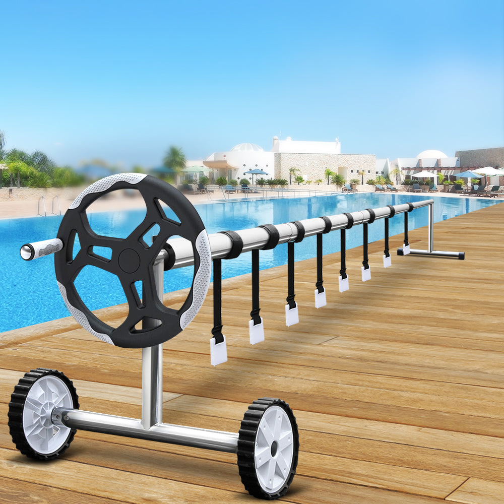 Aqua buddy Swimming Pool Cover Roller Reel Adjustable Solar Thermal Blanket