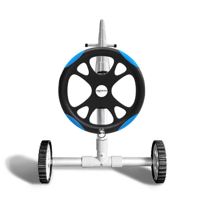 Aqua buddy Swimming Pool Cover Roller Reel Adjustable Solar Thermal Blanket Blue