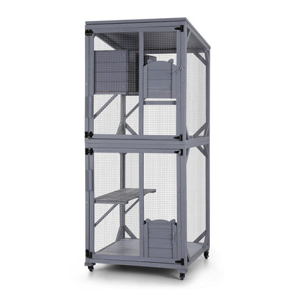 i.Pet Cat House Wooden 180cm Rabbit Hutch Pet Condo Small Dog Enclosure Cage - Factory Direct Shop