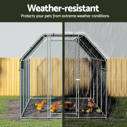 i.Pet Chicken Coop Large Walk In 2mx8mx2m