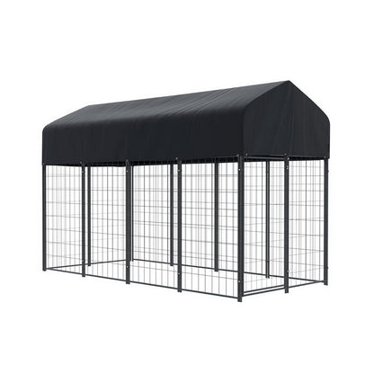 i.Pet Dog Kennel Extra Large Metal Backyard